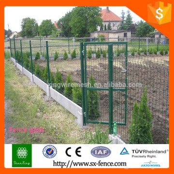 ISO9001 Green Powder Painting verzinktem Metall geschweißt Wire Gate